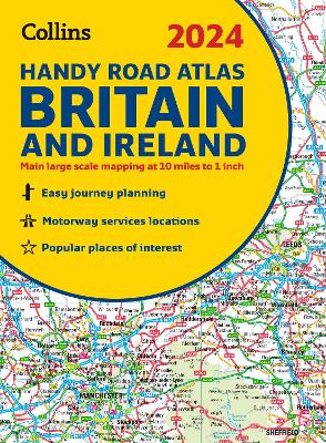 Picture of 2024 Collins Handy Road Atlas Britain and Ireland : A5 Spiral