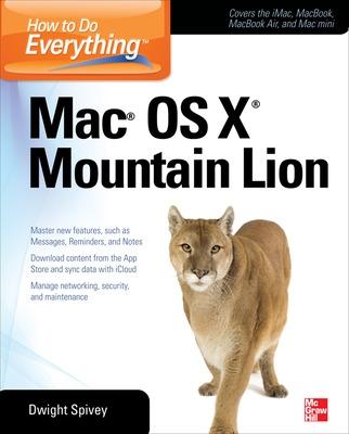 Picture of How to Do Everything Mac OS X Mountain Lion