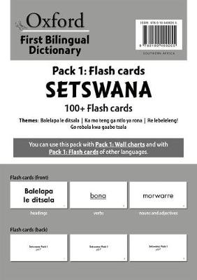 Picture of First bilingual dictionaries: Pack 1: 100+ Flash cards : Foundation phase