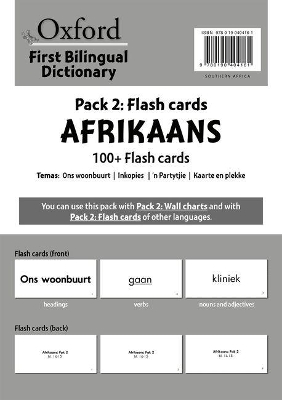 Picture of First bilingual dictionaries: Pack 2: 100+ Flash cards : Foundation phase
