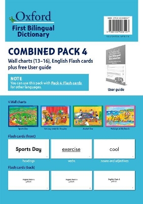 Picture of First bilingual dictionaries: Combined pack 4 : Wall charts 13–16, English flash cards plus free user guide : Foundation phase