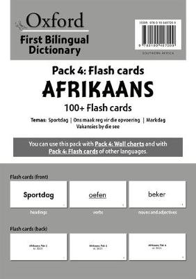 Picture of First bilingual dictionaries: Pack 4: 100+ Flash cards : Foundation phase
