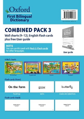Picture of First bilingual dictionaries: Combined pack 3 : Wall charts 9–12, English flash cards plus free user guide : Foundation phase
