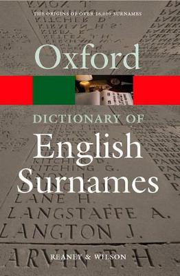 Picture of A Dictionary of English Surnames