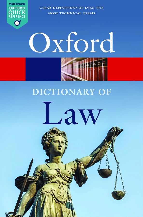 Picture of A Dictionary of Law