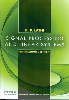 Picture of Signal Processing and Linear Systems