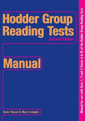 Picture of Hodder Group Reading Tests 1-3 New Edition: Manual
