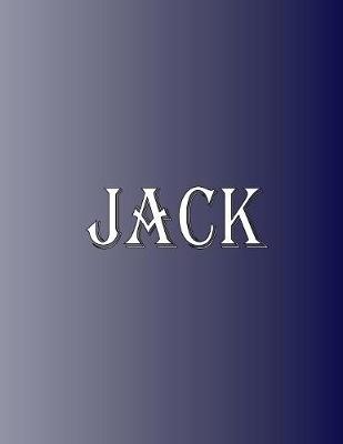 Picture of Jack : 100 Pages 8.5 X 11 Personalized Name on Notebook College Ruled Line Paper