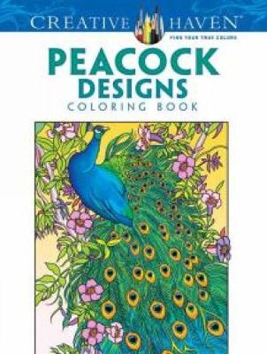 Picture of Creative Haven Peacock Designs Coloring Book