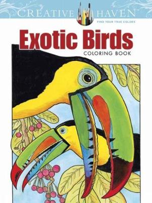 Picture of Creative Haven Exotic Birds Coloring Book