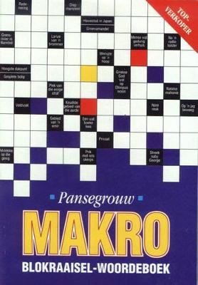 Picture of Pansegrouw-makro-blokraaiselboek