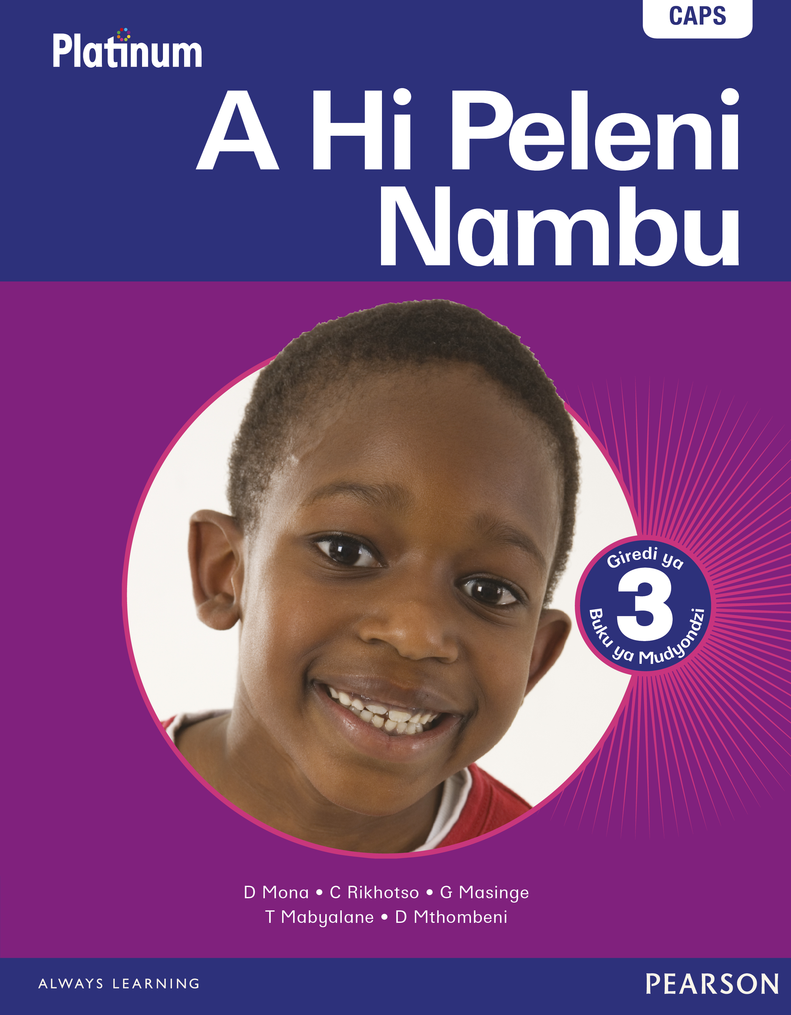 Picture of Platinum a hi peleni nambu: Gr 3: Learner's book : Home language