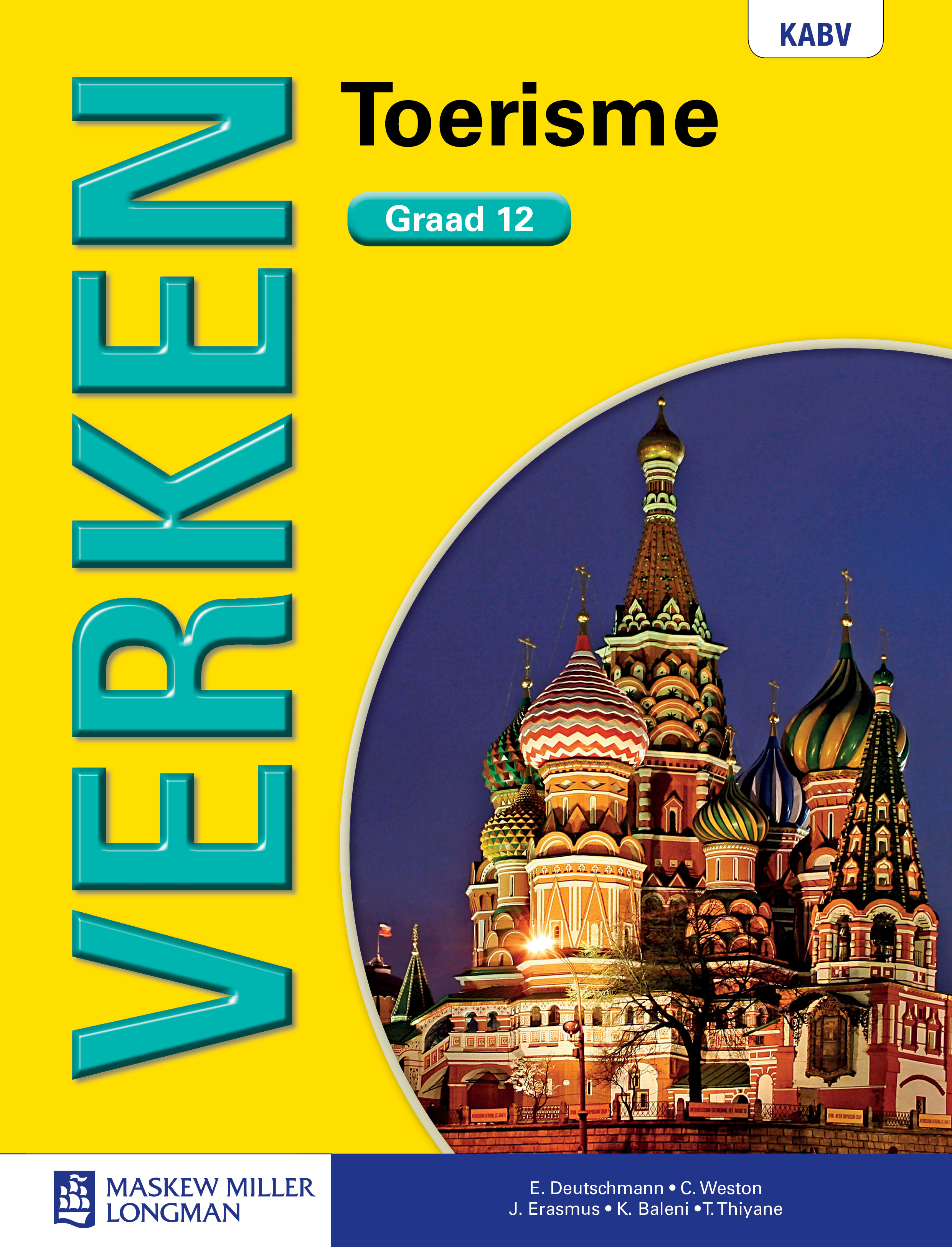 Picture of Verken toerisme KABV: Gr 12: Leerdersboek