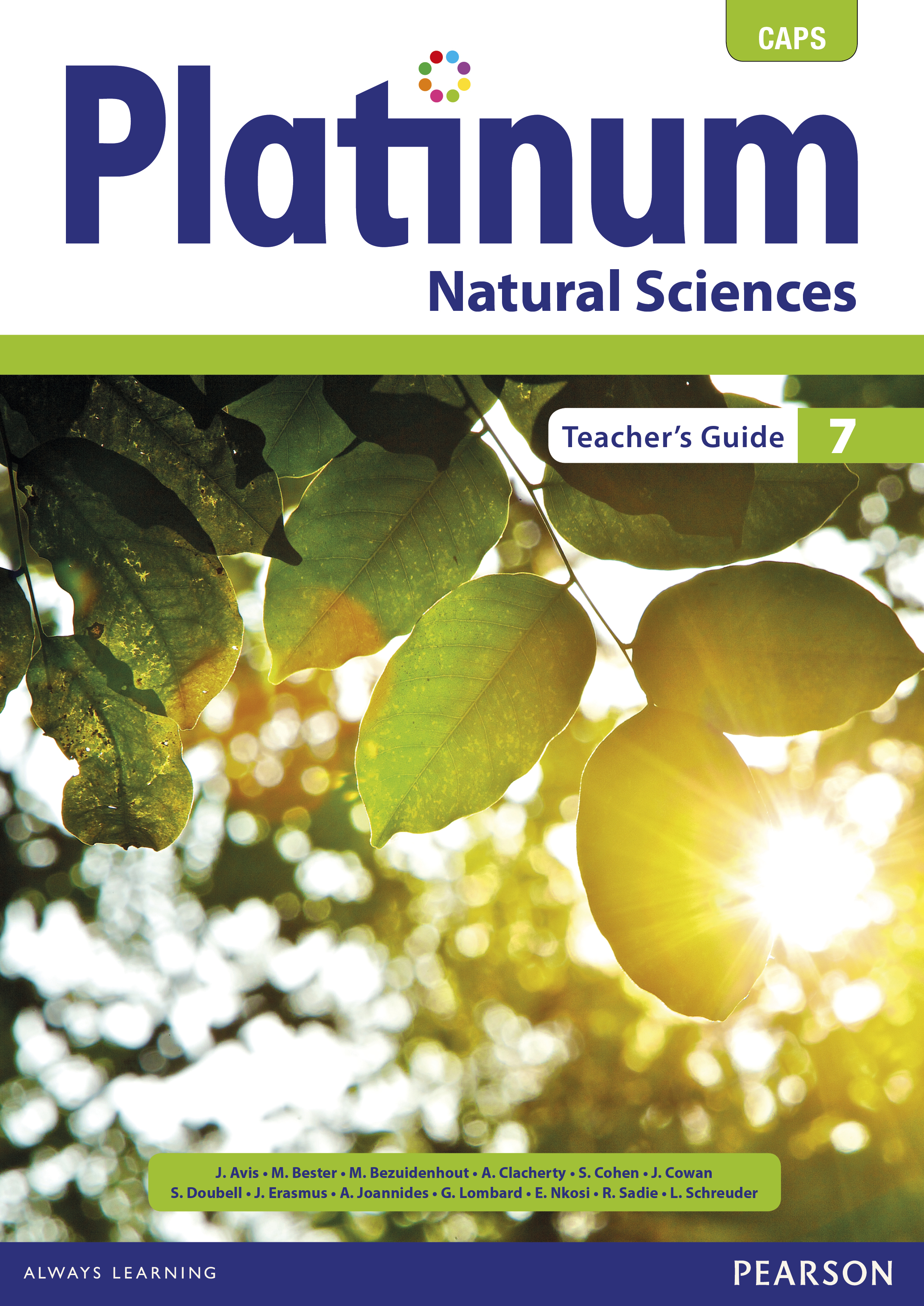 Picture of Platinum Natural Sciences CAPS: Platinum natural sciences CAPS: Gr 7: Teacher's guide Gr 7: Teacher's Guide