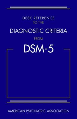 Picture of Desk Reference to the Diagnostic Criteria From DSM-5 (R)