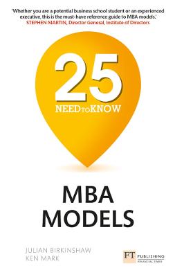 Picture of 25 Need-to-Know MBA Models