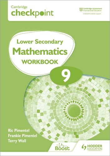Picture of Cambridge Checkpoint Lower Secondary Mathematics Workbook 9 : Second Edition