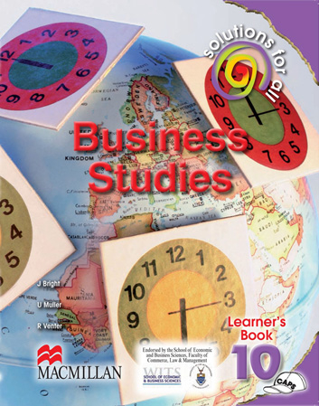 Picture of Solutions for All Business Studies: Solutions for all business studies: Gr 10: Learner's book Gr 10: Learner's Book