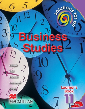 Picture of Solutions for all business studies: Gr 11: Learner's book