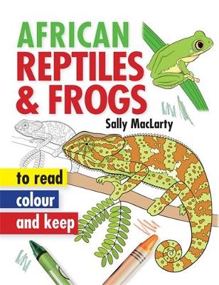 Picture of African reptiles & frogs to read, colour and keep