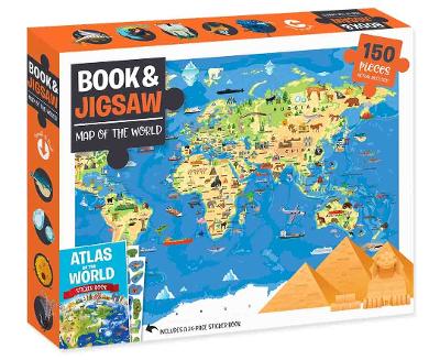 Picture of Book and 150-piece Jigsaw: Map of the World