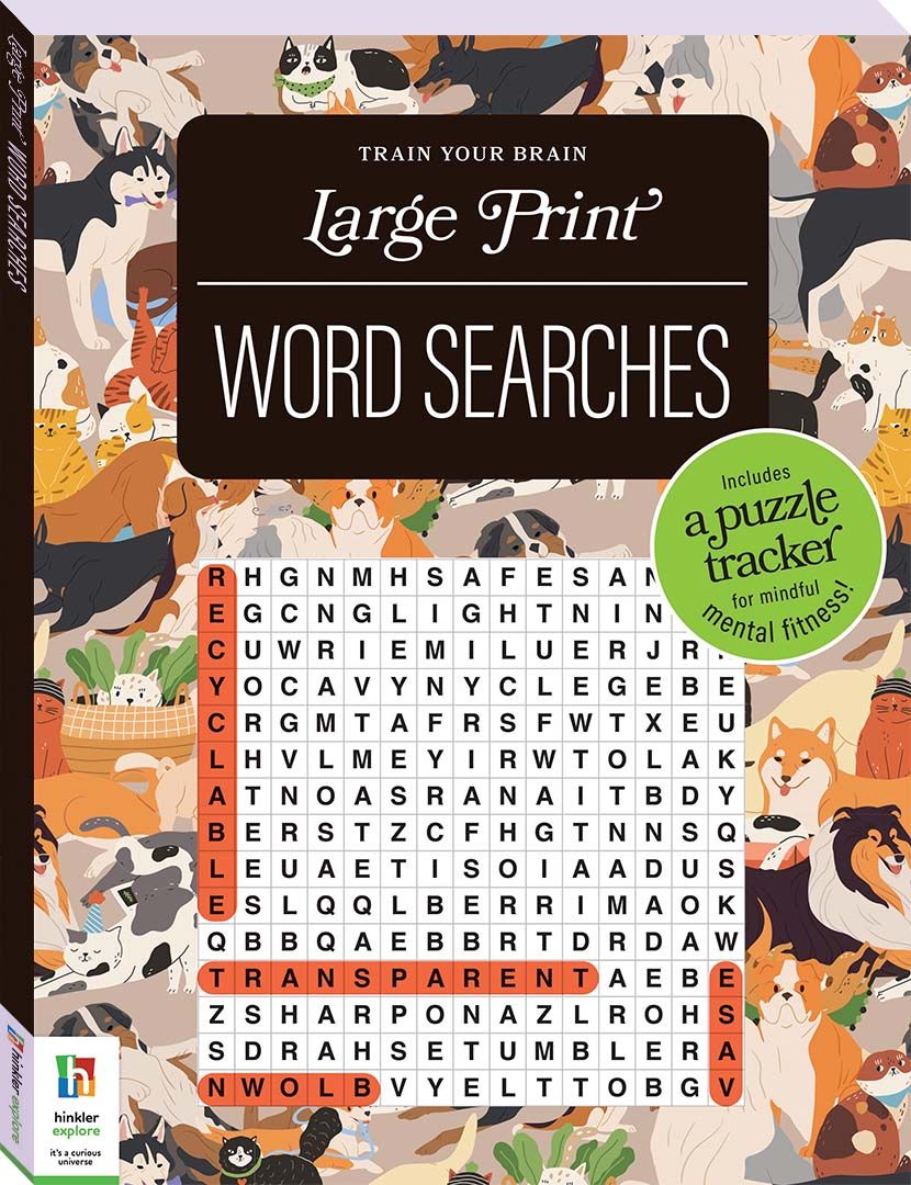 Large Print Word Searches