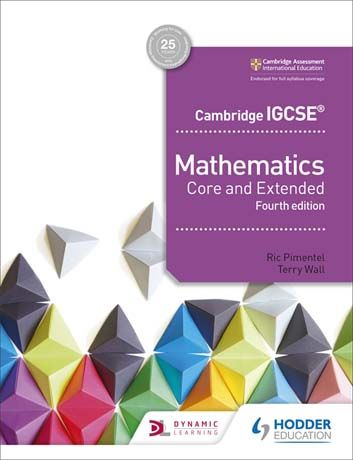 Picture of Cambridge IGCSE Mathematics Core and Extended 4th edition