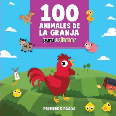Picture of 100 Animales de la Granja Para Colorear : Libro Infantil para Pintar