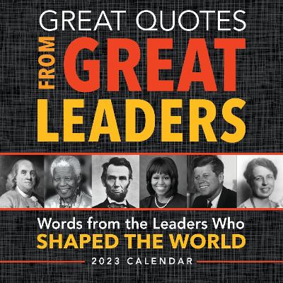 Picture of 2023 Great Quotes From Great Leaders Boxed Calendar
