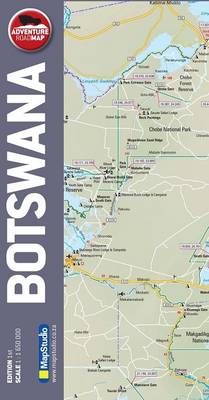 Picture of Adventure Road Map Botswana