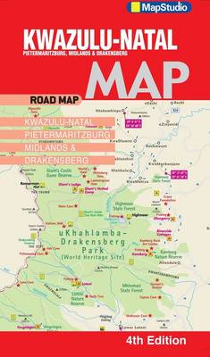 Picture of Road Map - KwaZulu-Natal: Pietermaritzburg, Midlands & Drakensberg