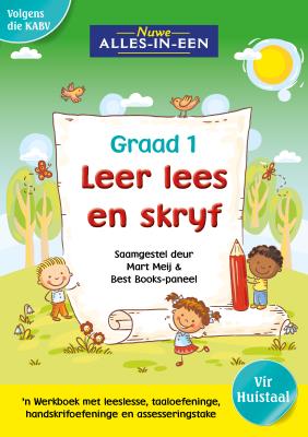 Picture of Nuwe alles-in-een se leer lees en skryf vir graad 1 : Graad 1 : 'n Werkboek vir huistaal