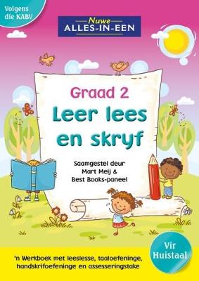 Picture of Nuwe alles-in-een se leer lees en skryf vir graad 2  : Graad 2 : 'n Werkboek vir huistaal