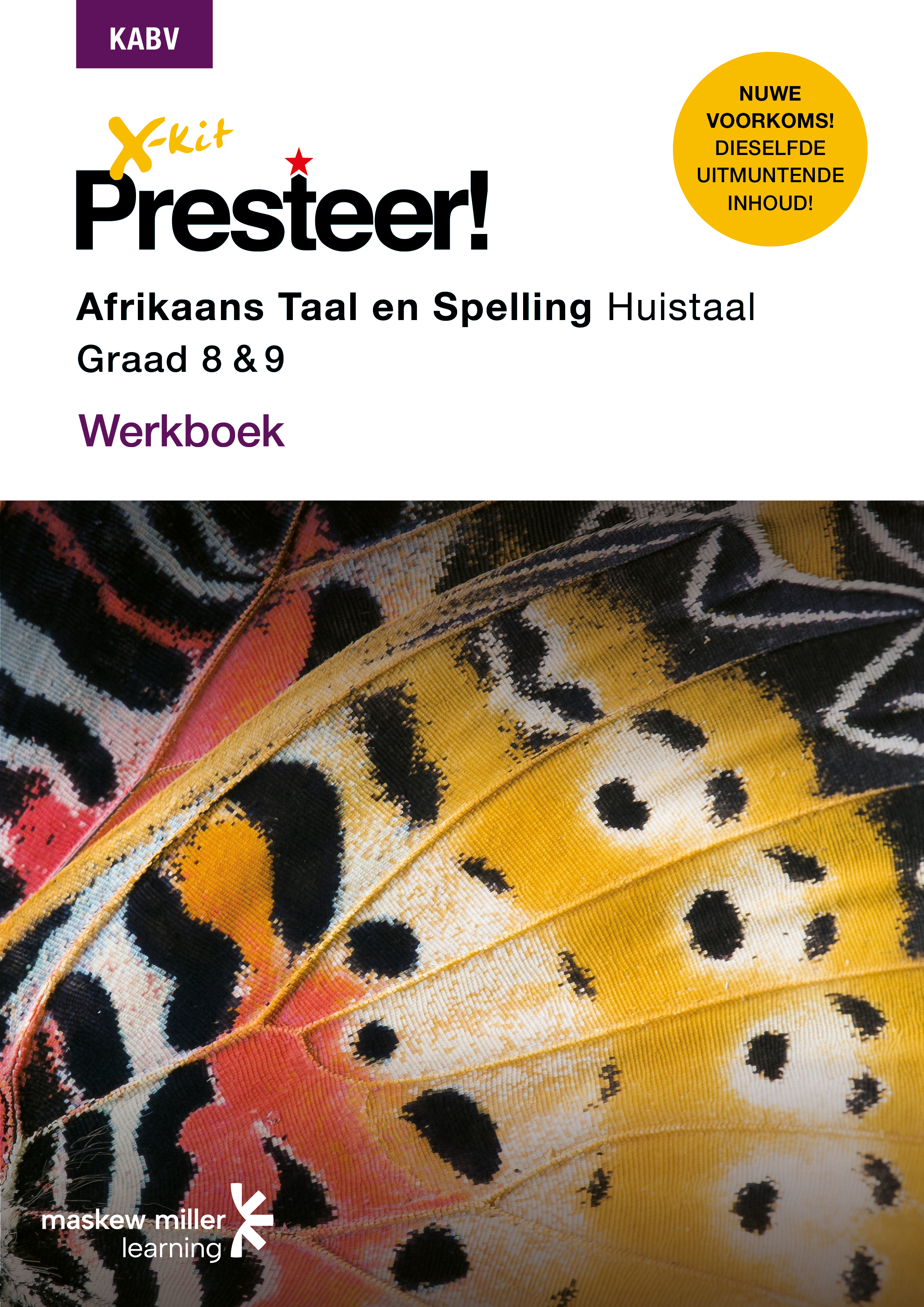 Picture of X-Kit Presteer! Afrikaans Taal en Spelling Huistaal Werkboek Grade 8 & 9 : Grade 8 - 9