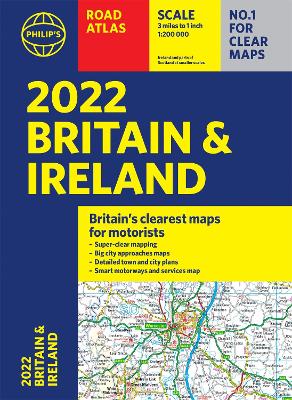 Picture of 2022 Philip's Road Atlas Britain and Ireland : (A4 Paperback)