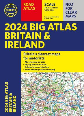 Picture of 2024 Philip's Big Road Atlas Britain and Ireland : A3 Paperback