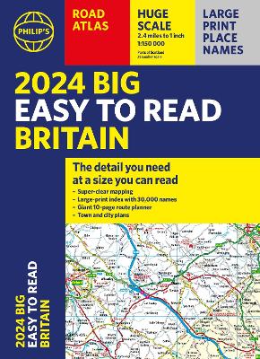 Picture of 2024 Philip's Big Easy to Read Britain Road Atlas : (A3 Paperback)