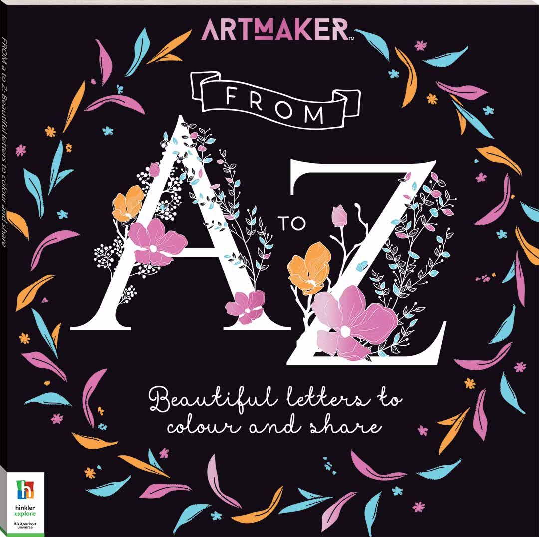 Picture of Art Maker From A to Z Beautiful Letters to Colour and Share