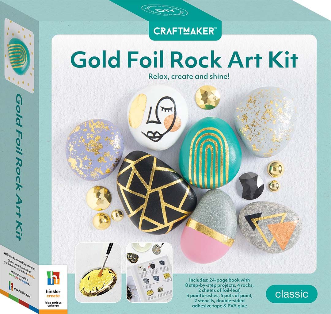 Gold Foil Rock Art Kit