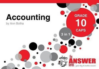 Picture of The Answer Series Grade 10 accounting 3in1 CAPS study guide