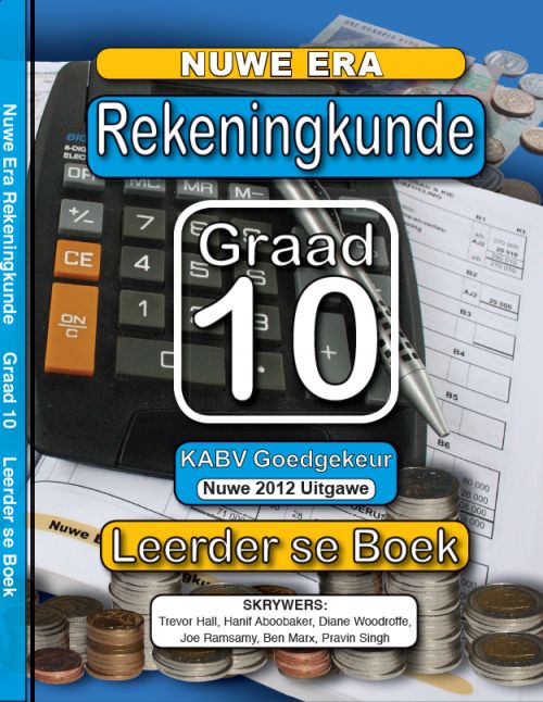 Picture of Nuwe Generasie Rekeningkunde: Gr 10: Leerdersboek