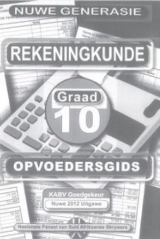 Picture of Nuwe Generasie Rekeningkunde: Gr 10: Onderwysersgids