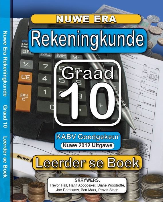 Picture of Nuwe era rekeningkunde: Gr 10: Leerdersboek