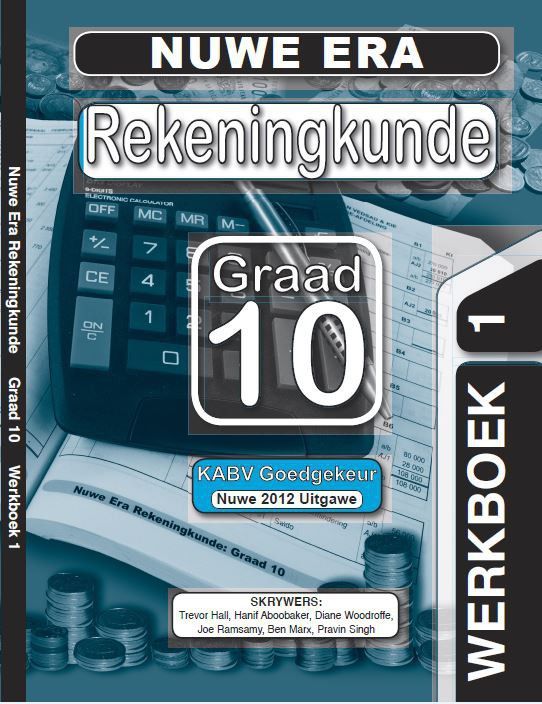 Picture of Nuwe era rekeningkunde: Gr 10: Werkboek