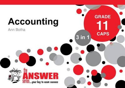 Picture of The Answer Series Grade 11 accounting 3in1 CAPS study guide