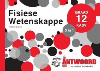 Picture of Die Antwoord-Reeks Graad 12 fisiese wetenskappe 3in1 KABV studiegids