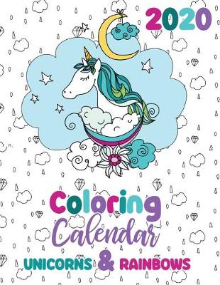 Picture of 2020 Coloring Calendar Unicorns & Rainbows
