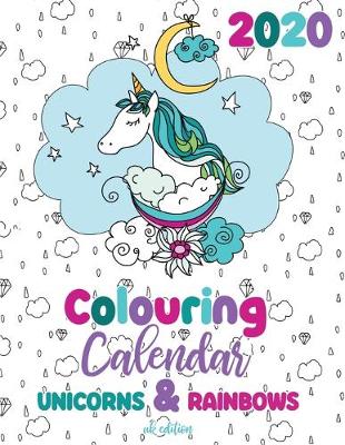 Picture of 2020 Colouring Calendar Unicorns & Rainbows (UK Edition)